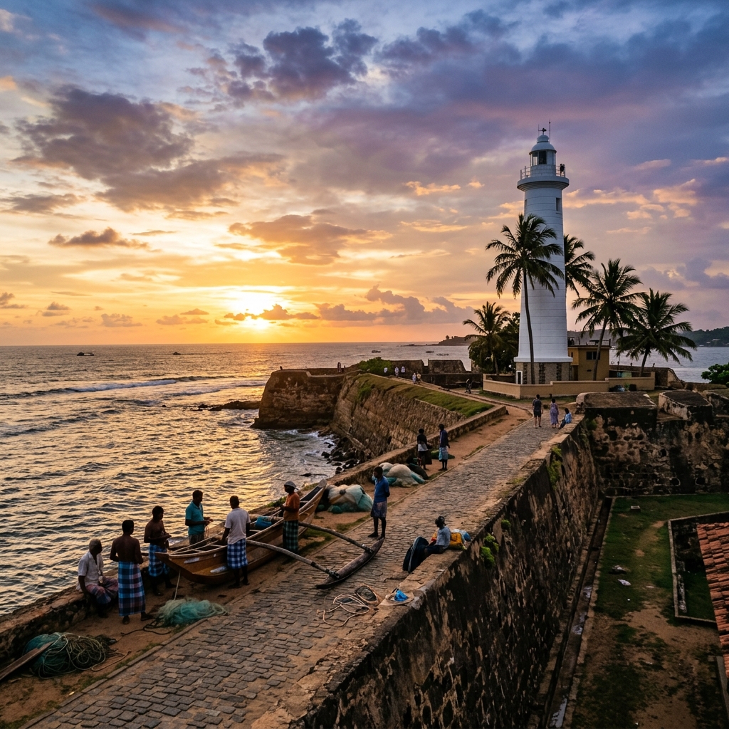 Galle Fort lighthouse, Sri Lanka