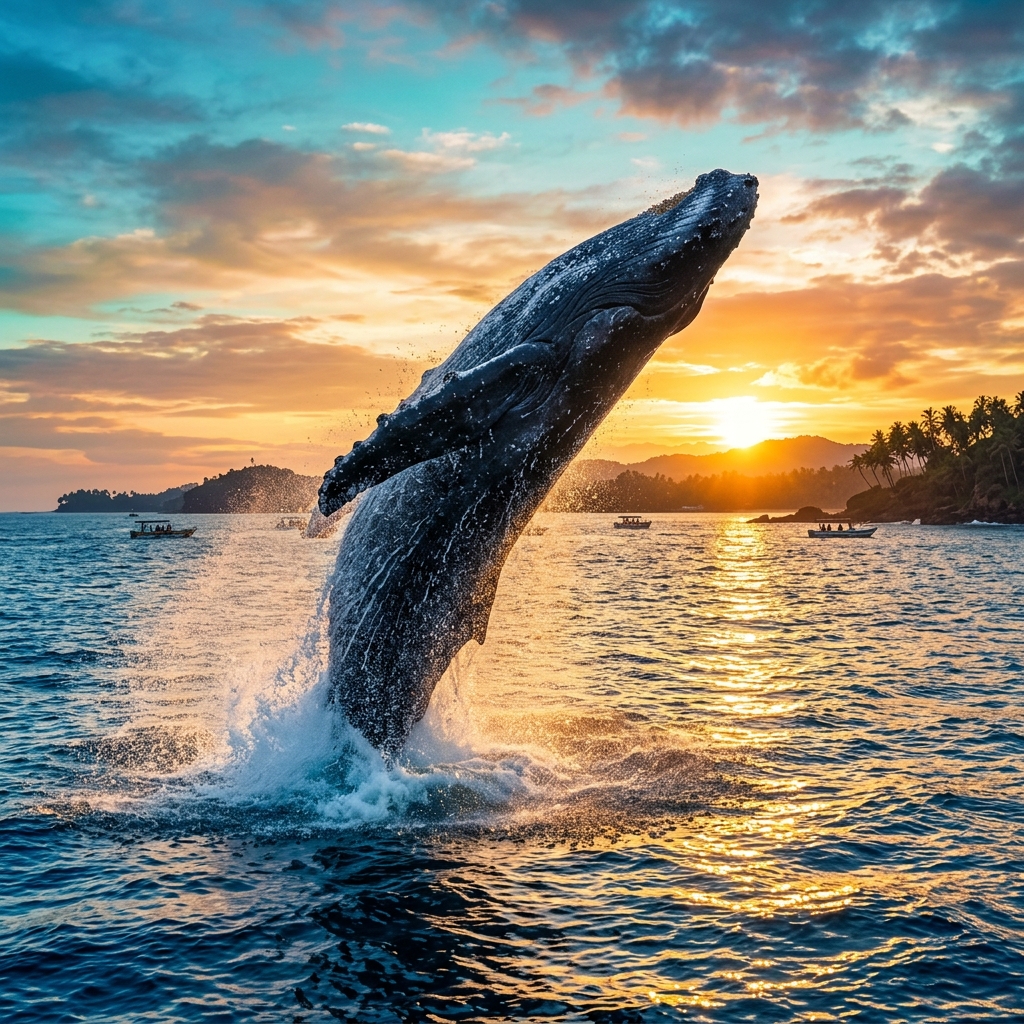 Sri Lanka — Mirissa whale watching at sunrise